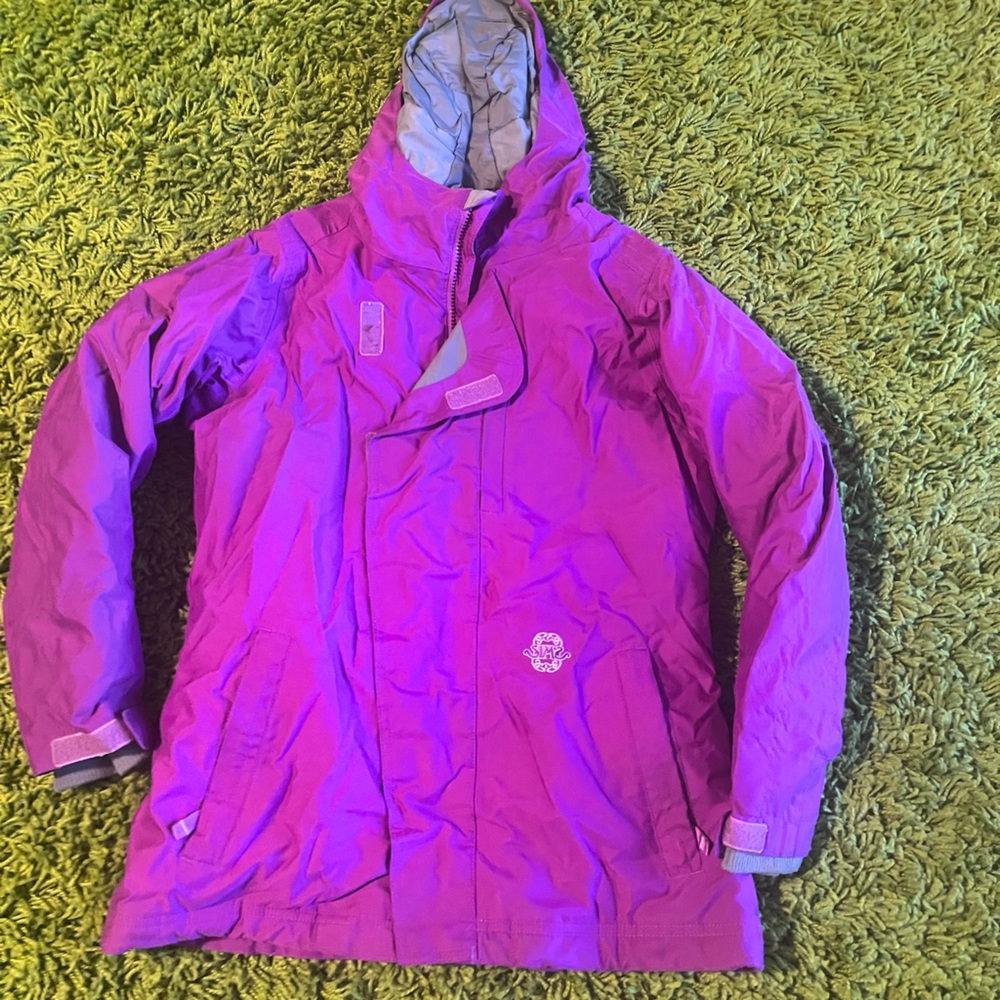 SIMS snowboarding skiing hooded winter coat jacket kids girls large